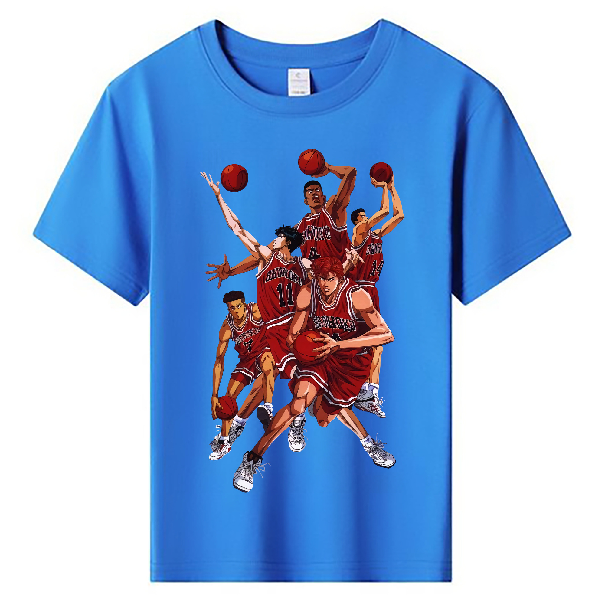 （画像用） SLAM DUNK／スラムダンク 綿100％キッズTシャツ（フロントプリント）